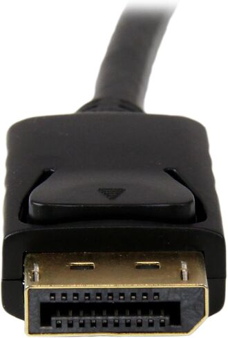 StarTech 6ft Active DisplayPort to VGA Cable, 1080p, DP 1.2 (DP2VGAMM6B) | 1.8m, DP++ Source, EDID & DDC Pass-Through, Latching, VGA Screw Locking, Integrated Chip, DP 1.2 to VGA Converter, No Drivers in Kuwait