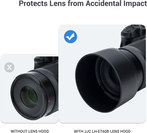 Lens Hood for Canon RF-S 10-18mm F4.5-6.3 is STM, Reversible Lens Shade Replace Canon EW-53B Lens Hood, Compatible with 49mm Filters and 49mm Lens Cap | Reversible Lens Shade Cover Replace Canon EW-53B Lens Hood, Compatible with 49mm Filters and 49mm Lens in Saudi Arabia