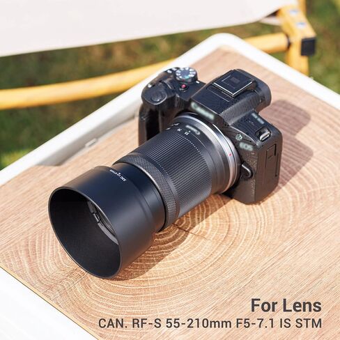 Lens Hood for Canon RF-S 10-18mm F4.5-6.3 is STM, Reversible Lens Shade Replace Canon EW-53B Lens Hood, Compatible with 49mm Filters and 49mm Lens Cap | Reversible Lens Shade Cover Replace Canon EW-53B Lens Hood, Compatible with 49mm Filters and 49mm Lens in Saudi Arabia