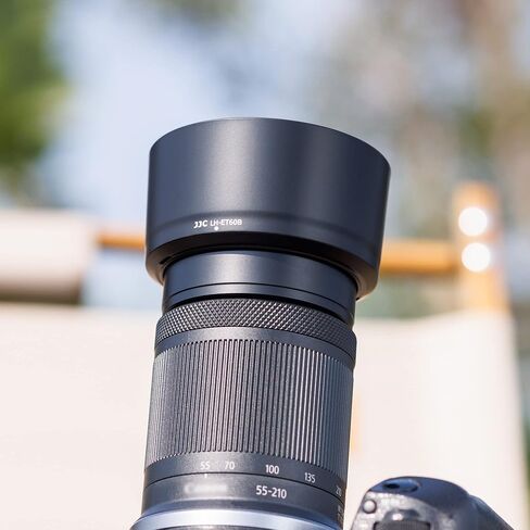 Lens Hood for Canon RF-S 10-18mm F4.5-6.3 is STM, Reversible Lens Shade Replace Canon EW-53B Lens Hood, Compatible with 49mm Filters and 49mm Lens Cap | Reversible Lens Shade Cover Replace Canon EW-53B Lens Hood, Compatible with 49mm Filters and 49mm Lens in Saudi Arabia