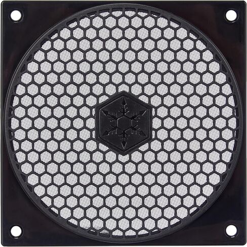 SilverStone Technology FF81 80mm Standard Fan Filter with Honeycomb Grille, black, SST-FF81B in Saudi Arabia
