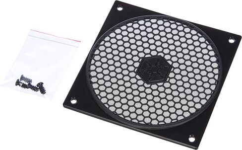 SilverStone Technology FF81 80mm Standard Fan Filter with Honeycomb Grille, black, SST-FF81B in Saudi Arabia