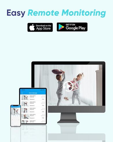 SANNCE DVR لكاميرا الأمان، 5MP Lite 32CH CCTV DVR (بدون محرك أقراص ثابت)، هجين 5 في 1 لكاميرات المراقبة AHD/TVI/CVI/CVBS/IP، كشف الإنسان بالذكاء الاصطناعي، تنبيه البريد الإلكتروني، الوصول عن بعد، تسجيل 24/7 in Kuwait