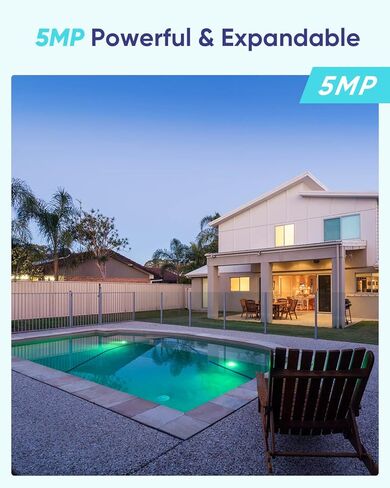 SANNCE DVR لكاميرا الأمان، 5MP Lite 32CH CCTV DVR (بدون محرك أقراص ثابت)، هجين 5 في 1 لكاميرات المراقبة AHD/TVI/CVI/CVBS/IP، كشف الإنسان بالذكاء الاصطناعي، تنبيه البريد الإلكتروني، الوصول عن بعد، تسجيل 24/7 in Kuwait