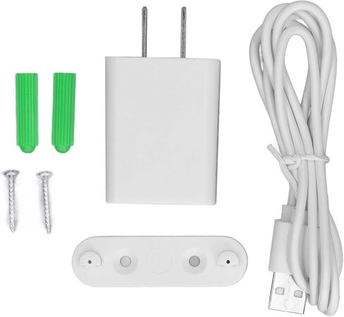 Eujgoov واي فاي كاميرا الأمن الداخلي، كاميرات المراقبة ABS الإسكان الكلب وكاميرا الطفل مع تطبيق الهاتف للمنزل داخلي الولايات المتحدة التوصيل 100 ‑ 240 فولت in Kuwait