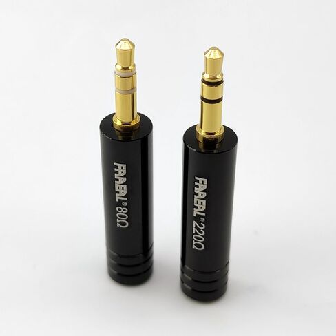 FAAEAL Conductor Earphone Impedance Plug 80 220 ohm Noise Cancelling Adapter 3.5mm Jack Professional Reduce Noise Filter Plug (80 Ohm) in Kuwait