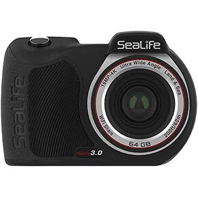 SeaLife Micro 3.0 64GB, 16mp, 4K Underwater Camera for Underwater Photography and Video, Easy Set-up, Wireless Transfer; Includes case, Wrist Strap (Improved/Black) in Kuwait