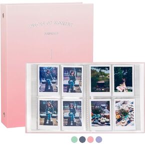 ألبوم صور FondReco 2X3 160 جيب متوافق مع Fujifilm Instax Mini 11 12 9 7+ 40 Evo Liplay 90 8 كاميرا فورية/طابعة Mini Link SP-1، متوافقة مع كاميرا Polaroid Zink 2x3" Photo/Mint Zip الفورية