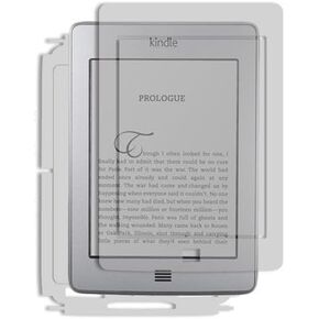 واقي بشرة الجسم بالكامل من Skinomi متوافق مع Amazon Kindle Touch 3G (2011) (واقي شاشة + غطاء خلفي) طبقة TechSkin كاملة التغطية شفافة عالية الدقة in Kuwait