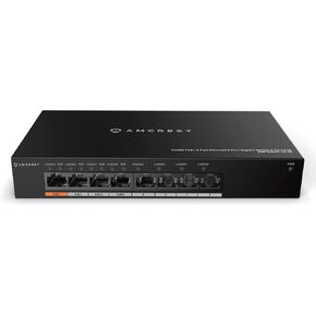 Amcrest 8-Port Switch with 4-Ports POE+ 802.3af/at 60W, Metal Housing, (AGPS8E4P-AT-60) in Kuwait