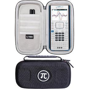 حافظة LTGEM EVA صلبة متوافقة مع Texas Instruments TI-84 Plus CE/TI-84 Plus/TI-Nspire CX II CAS/TI-Nspire CX II/TI-83 Plus/TI-89 Titanium/TI-85 / TI-91 حاسبة الرسوم البيانية، أرجواني