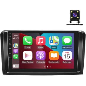 2G 32G Android Car Stereo,Slakerbe Android12 Car Stereo with GPS Navigation, 9 Inch Touch Screen Car Radio with Bluetooth FM WiFi + Backup Camera Fit For MercedesBenz ML GL ML350 GL320 X164 2005-2011 in Kuwait