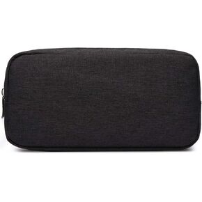 حقيبة تنظيم الكابلات الإلكترونية للسفر وحقيبة الملحقات حقيبة JBOS Gadgets حقيبة الحقيبة القماشية بسحاب حقيبة مقاومة للماء للإلكترونيات/الملحقات العالمية حقيبة حمل متعددة الوظائف، متوسطة/أسود in Kuwait