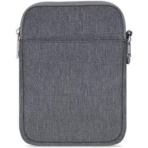 MoKo 6-7 Inch Kindle Sleeve Bag, Protective Nylon Cover Compatible with Kindle Paperwhite 2021, Fire 7 2022, All-New Kindle//Kids (11th Generation)/Colorsoft, Kobo E-Reader, Pink in Kuwait