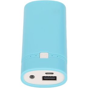 بنك طاقة USB 18650، صندوق بنك طاقة محمول ABS عصري وخفيف الوزن 2x18650 DIY لـ MP4 (أسود) in Kuwait