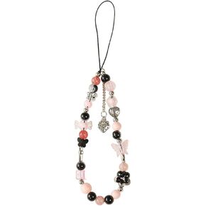 Beaded Phone Charms, Colorful Phone Chain Cell Phone Wrist Lanyard Strap Cute Anti-Lost Phone String Kawaii Bracelet Keychain Decoration Y2K Aesthetic Accessories for Girls, Type 2