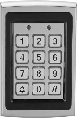 آلة التحكم في الوصول المعدنية، لوحة مفاتيح التحكم في الوصول إلى الباب بكلمة مرور 125 كيلو هرتز مع إضاءة خلفية in Kuwait