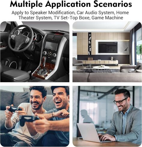 IStation 50W+50W HiFi لوحة مضخم صوت متوافقة مع البلوتوث، DC 9-24V وحدة مضخم طاقة الصوت مع جهاز تحكم عن بعد/APP يدعم مدخل Bluetooth/AUX/USB لمكبرات الصوت المنزلية في المتجر in Kuwait