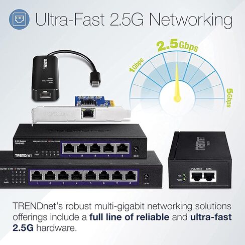 تريند نت مفتاح 2.5G غير مُدار بـ8 منافذ قابل للتثبيت على الحائط، TEG-S380 (مجدد) in Saudi Arabia