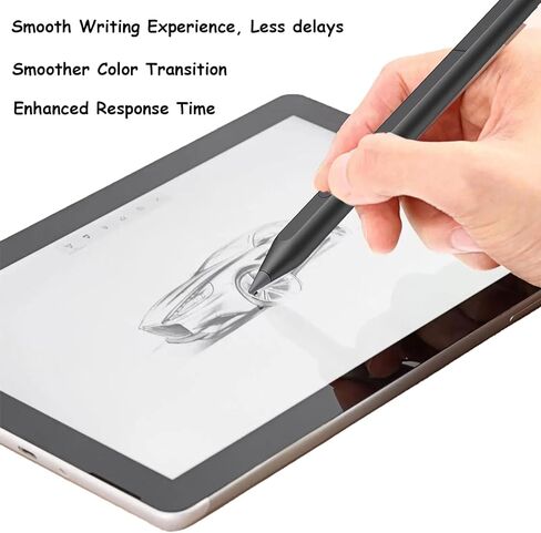 Rechargeable MPP 2.0 Tilt Pen Compatible for HP Rechargeable MPP 2.0 Tilt Pen ; Touch Screen Devices with Magnetic Barrel,4096 Level Pressure and Palm-Rejection(Black,3J122AA) in Saudi Arabia