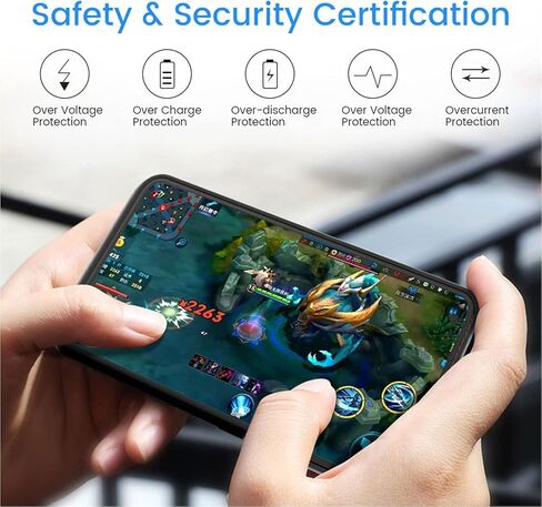 Battery Case for Samsung Note 20 Ultra, Extended Rechargeable External Backup PowerBank Battery Charger/Charging Case for Samsung Galaxy Note 20 Ultra 5G [6.9"] Added 100+% Power Juice,Black in Kuwait