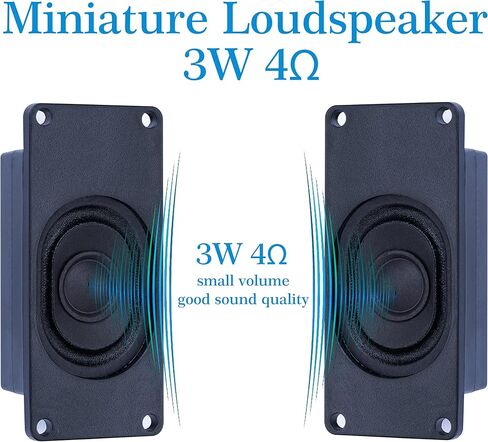 Speaker 3 Watt 4 Ohm Compatible with Arduino Motherboard, JST-PH2.0 Interface. It is Ideal for a Variety of Small Electronic Projects. in Saudi Arabia