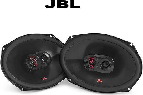زوج من مكبرات صوت JBL Stage3 9637F 6 انش × 9 انش للسيارة ثلاثية الاتجاهات بدون شبكة in Kuwait