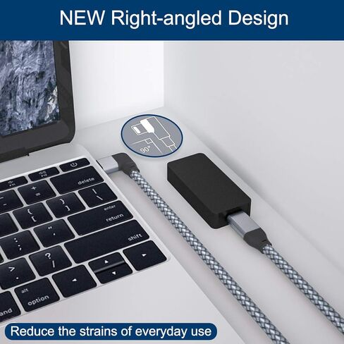 كابل تمديد USB C بزاوية يمنى من Itramax بطول 3.3 أقدام، 10 جيجابت في الثانية من النوع C 3.1 Gen2 ذكر إلى أنثى موسع، سلك تمديد USB C 90 درجة لأجهزة MacBook وMac وiPad Pro/Air 4 5/Mini 6,10، Nintendo Switch، Steam ظهر السفينة in Kuwait