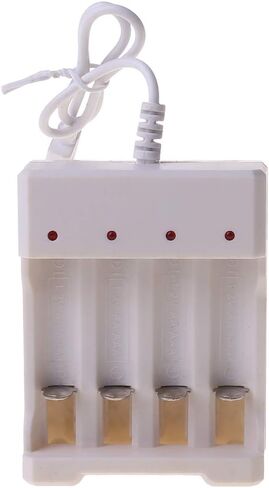 شاحن بطارية illombo 4 منافذ لبطاريات AA AAA مع قابس USB 220 فولت 50 هرتز ملحقات محطة محول أداة الطاقة العالمية in Saudi Arabia