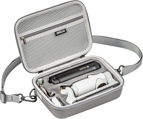 ار اس زد اف ان جي اكس ار واي حقيبة حمل ملحقات تدفق انستا 360، حقيبة تخزين محمولة، حقيبة سفر واقية متوافقة مع مثبت جيمبال للهواتف الذكية انستا 360 فلو, متوافقة ومحمولة ومناسبة للسفر in Kuwait