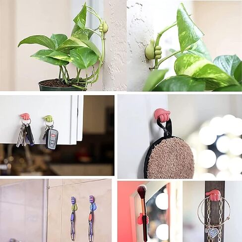 مشابك تنظيم الكيبلات بتصميم ابداعي، خطاف حائط ذاتي اللصق من السيليكون متعدد الوظائف للسيارة يثبت على سطح المكتب لتنظيم الاسلاك، 10 قطع in Kuwait