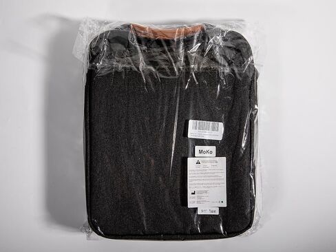 حقيبة كتف للكمبيوتر اللوحي MoKo 9-11، تناسب iPad Pro 11 2021-2018، iPad 10.2، iPad Air 4 10.9، iPad 9.7، Surface Go 3/2، Galaxy Tab A 10.1، حقيبة بوليستر مع حزام يد مخفي، أسود ورمادي in Saudi Arabia
