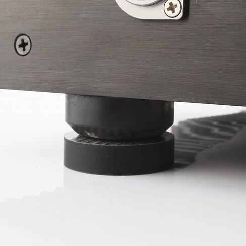 Tertullus 4Pcs Carbon Fiber Speaker Audio Isolation Feet Speaker Spike Pads Turntable Feet Pads Floor Protectors Dampening Pad Amp Feet for Turntable Speaker Subwoofer Etc(40mm×10mm) in Saudi Arabia