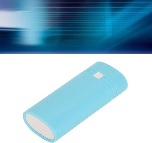 بنك طاقة USB 18650، صندوق بنك طاقة محمول ABS عصري وخفيف الوزن 2x18650 DIY لـ MP4 (أسود) in Kuwait