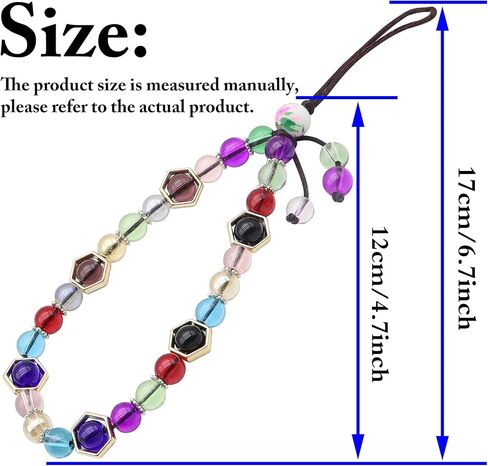 Cell Phone Lanyard Strap Bling Crystal Beads Hand Wrist Lanyard in Kuwait