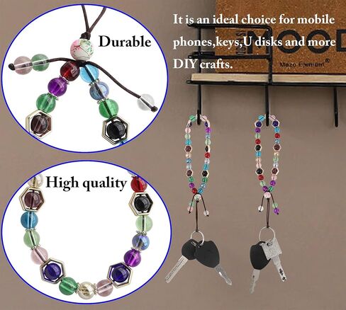 Cell Phone Lanyard Strap Bling Crystal Beads Hand Wrist Lanyard in Kuwait