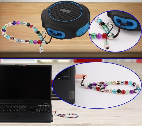 Cell Phone Lanyard Strap Bling Crystal Beads Hand Wrist Lanyard in Kuwait