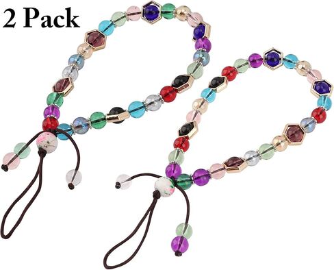 Cell Phone Lanyard Strap Bling Crystal Beads Hand Wrist Lanyard in Kuwait