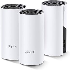 TP-Link Deco Whole Home Mesh WiFi System – Up to 5,500 Sq.ft. Coverage, WiFi Router/Extender Replacement, Gigabit Ports, Seamless Roaming, Parental Controls, Works with Alexa(Deco M4 3-Pack) in Saudi Arabia