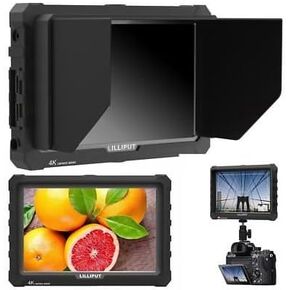 LILLIPUT A7S 7" 1920x1200 IPS Screen Camera Field Monitor 4K 1.4 HDMI Input output Video with Black Rubber Case Best Field Monitor buy from VIVITEQ (LILLIPUT USA OFFICIAL SELLER for full warranty) in Saudi Arabia