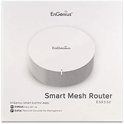 نظام EnGenius Whole Home Mesh WiFi - شبكة شبكة منزلية كاملة AC1300 مزدوجة النطاق، بتغطية تصل إلى 1500 قدم مربع، راوتر WiFi عالي الأداء (ESR530) in Kuwait