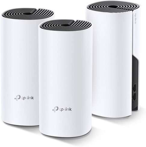 TP-Link Deco Whole Home Mesh WiFi System – Up to 5,500 Sq.ft. Coverage, WiFi Router/Extender Replacement, Gigabit Ports, Seamless Roaming, Parental Controls, Works with Alexa(Deco M4 3-Pack) in Saudi Arabia