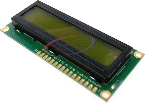 IIC/I2C 1602 وحدة عرض LCD LCD-1602 I2C أصفر أزرق عرض Blacklight 5V لاردوينو (أصفر) in Kuwait