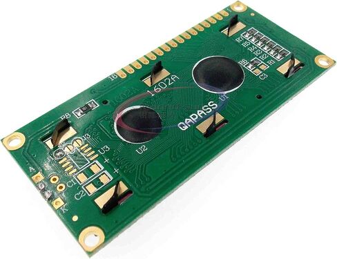 IIC/I2C 1602 وحدة عرض LCD LCD-1602 I2C أصفر أزرق عرض Blacklight 5V لاردوينو (أصفر) in Kuwait