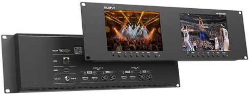LILLIPUT Dual Rackmount Monito 7" RM-7029S 3-RU Rackmount Monitor with 3G-SDI /HDMI 2.0 Scope view support up to 1080p 60Hz SDI and 2160p 60Hz HDMI video in Saudi Arabia
