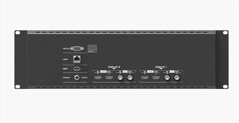 LILLIPUT Dual Rackmount Monito 7" RM-7029S 3-RU Rackmount Monitor with 3G-SDI /HDMI 2.0 Scope view support up to 1080p 60Hz SDI and 2160p 60Hz HDMI video in Saudi Arabia