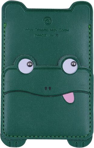 RARITYUS Cute Animals Phone Card Holder Sleeves, PU Leather Adhesive Stick On Wallet Phone Pocket Credit ID Case for All Smartphones in Saudi Arabia
