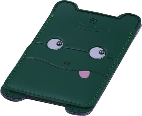 RARITYUS Cute Animals Phone Card Holder Sleeves, PU Leather Adhesive Stick On Wallet Phone Pocket Credit ID Case for All Smartphones in Saudi Arabia