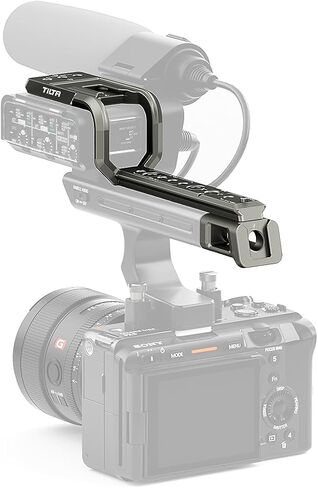 Tilta XLR Extension Bracket for/Compatible with Sony FX3 | Custom Designed | Mount Accessories | Secure Connection | Extended Grip | Lightweight & Durable | TA-T13-XLR (Black) in Saudi Arabia