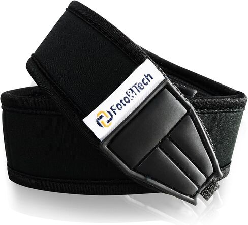 Foto&Tech Padded Neck Shoulder Strap with White Grosgrain Ties Compatible with Fujifilm Samsung Sony Olympus Panasonic Canon Nikon Pentax Compact Cameras Point and Shoots Cameras in Saudi Arabia